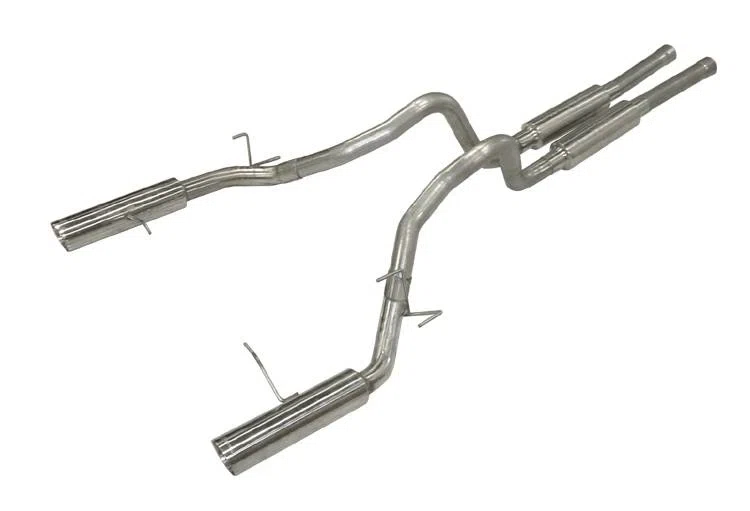 Cat Back Super System Exhaust System 11-14 Mustang GT Split Rear Dual Exit